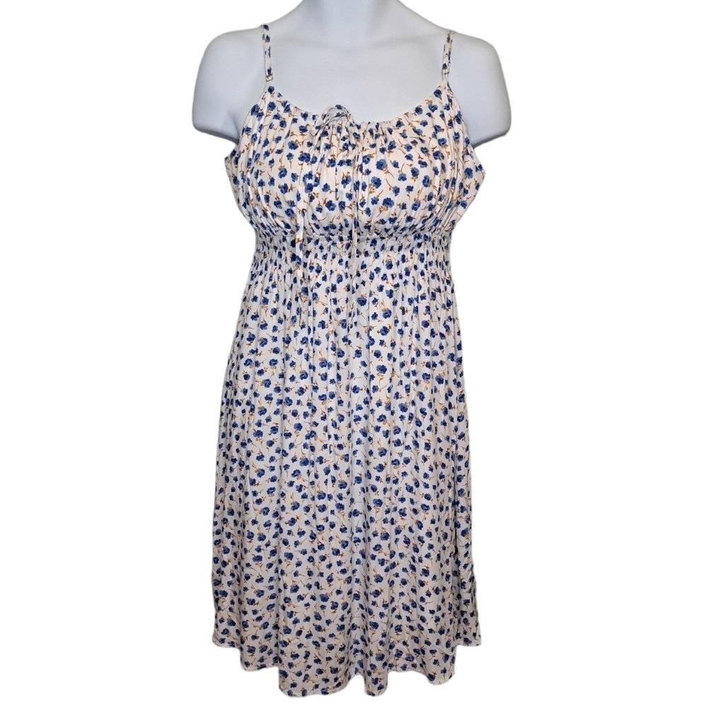 Maacie, Maternity Dress  Adjustable Straps, Ties @ Bust, Ruching, Lined, Lg, NWT